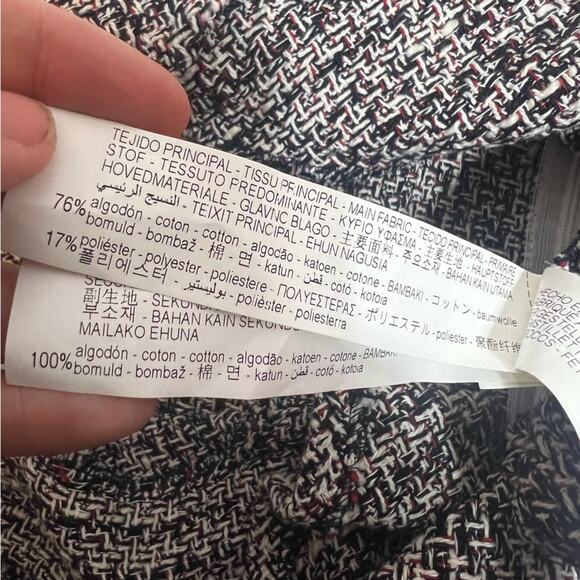 NWT Zara Combination Pinafore Belted Tweed Dress XL - Picture 8 of 10